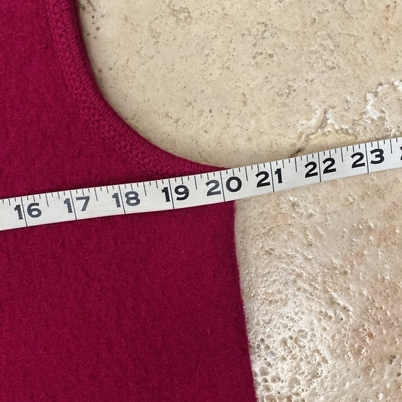 Lisa International Boiled Wool Vest Womens Pink Sz M classic Fall Winter - Picture 7 of 11